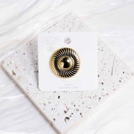 ANILLO ZO13074R Dorado Acero Inoxidable -2A43