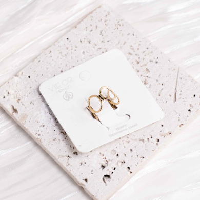 ANILLO ZO14661R Dorado Acero Inoxidable -2A13