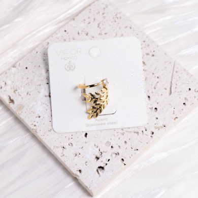 ANILLO ZO8734R Dorado Acero Inoxidable -2A57