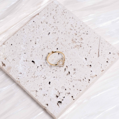 ANILLO ZO14784R Dorado Acero Inoxidable -A31