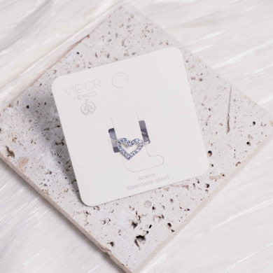 ANILLO ZO14784R Plateado Acero Inoxidable -A31