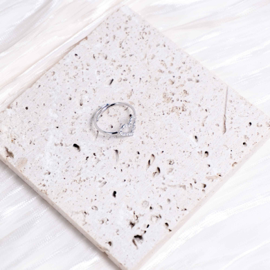 ANILLO ZO14784R Plateado Acero Inoxidable -A31