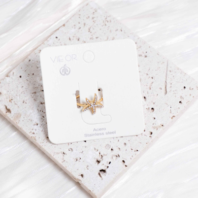 ANILLO ZO13344R Dorado Acero Inoxidable -A32