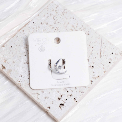 ANILLO ZO14785R Plateado Acero Inoxidable -2A15