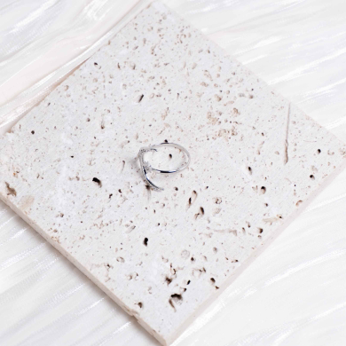 ANILLO ZO14785R Plateado Acero Inoxidable -2A15