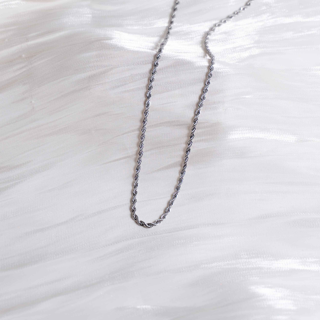 COLLAR ZO6726N/2MM Plateado Acero Inoxidable -2D26
