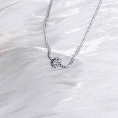 COLLAR ZO13144N Plateado Acero Inoxidable -2D16