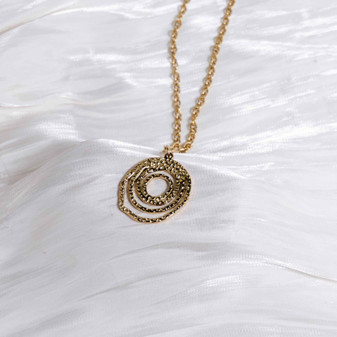 COLLAR ZO13079N Dorado Acero Inoxidable -2D27