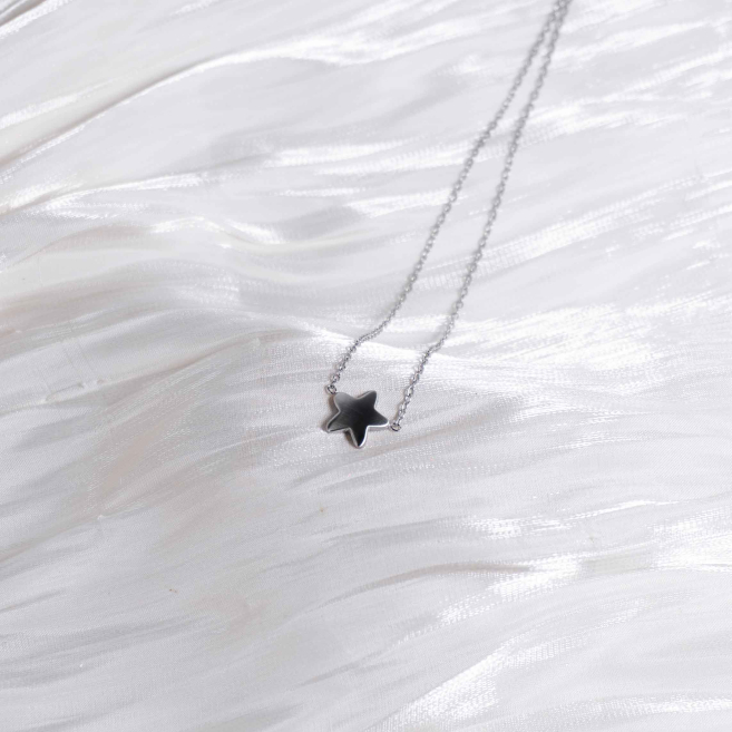 COLLAR ZO13303N Plateado Acero Inoxidable -E25