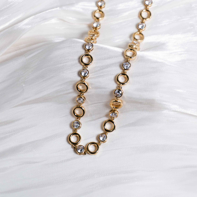 COLLAR ZO12791N Dorado Acero Inoxidable -2D17