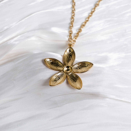 COLLAR ZO13092N Dorado Acero Inoxidable -2D28