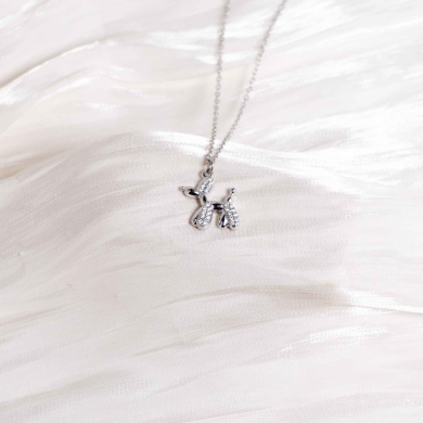 COLLAR ZO12666N Plateado Acero Inoxidable -2D31