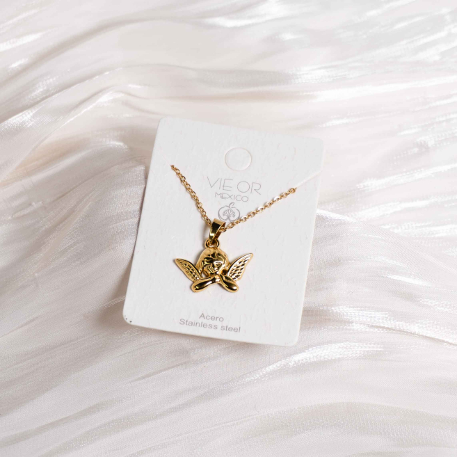 COLLAR ZO14039N Dorado Acero Inoxidable -2D32