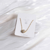 COLLAR ZO12912N Dorado Acero Inoxidable -2D21