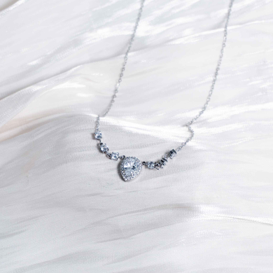 COLLAR ZO13219N Plateado Acero Inoxidable -2D11