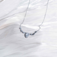 COLLAR ZO13219N Plateado Acero Inoxidable -2D11