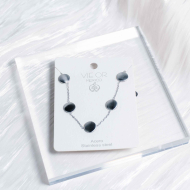 COLLAR ZO13298N Plateado Acero Inoxidable -2D24