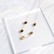 COLLAR ZO13298N Dorado Acero Inoxidable -2D24