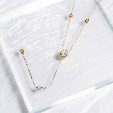 COLLAR ZO13228N Dorado Acero Inoxidable -2D17