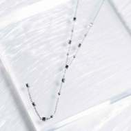 COLLAR ZO13220N Plateado Acero Inoxidable -2D16
