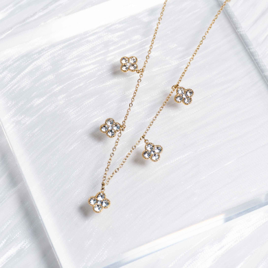 COLLAR ZO13173N Dorado Acero Inoxidable -2D16