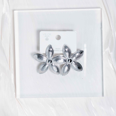 ARETES ZO13090E Plateado Acero Inoxidable -G43