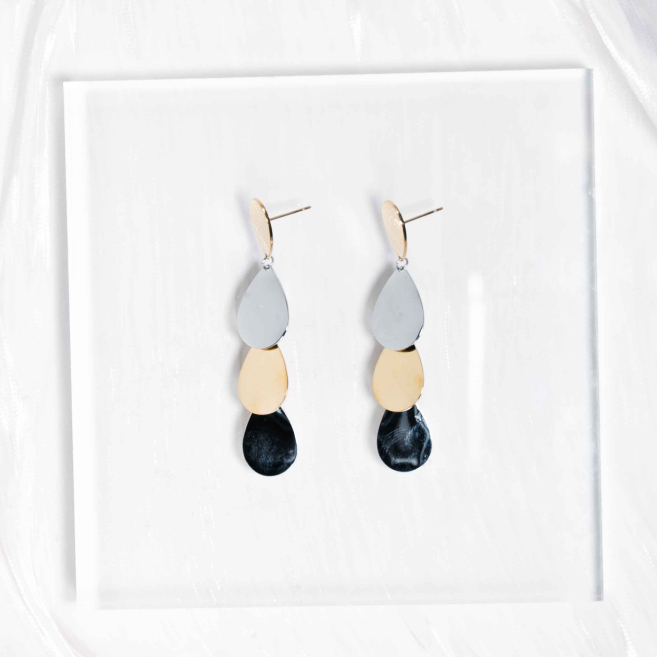 ARETES ZO5831E Bicolor Acero Inoxidable -G26