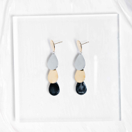 ARETES ZO5831E Bicolor Acero Inoxidable -G26
