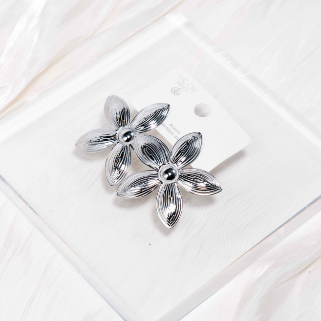 ARETES ZO13090E Plateado Acero Inoxidable -G43