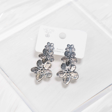 ARETES ZO13069E Plateado Acero Inoxidable -G42