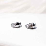 ARETES ZO10529E/9MM/300 Plateado Acero Inoxidable -F23 F23
