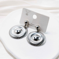 ARETES ZO13073E Plateado Acero Inoxidable -G48