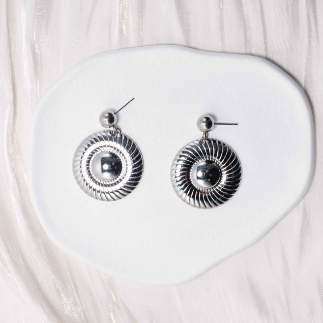 ARETES ZO13073E Plateado Acero Inoxidable -G48