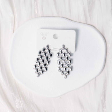 ARETES ZO13101E Plateado Acero Inoxidable -G37