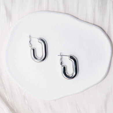 ARETES ZO12940E Plateado Acero Inoxidable -F29