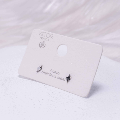 ARETES ZO6099E Plateado Acero Inoxidable -G17