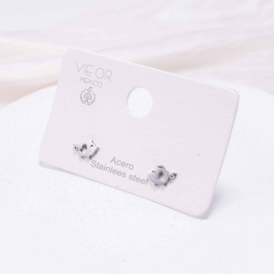 ARETES ZO6090E Plateado Acero Inoxidable -G19