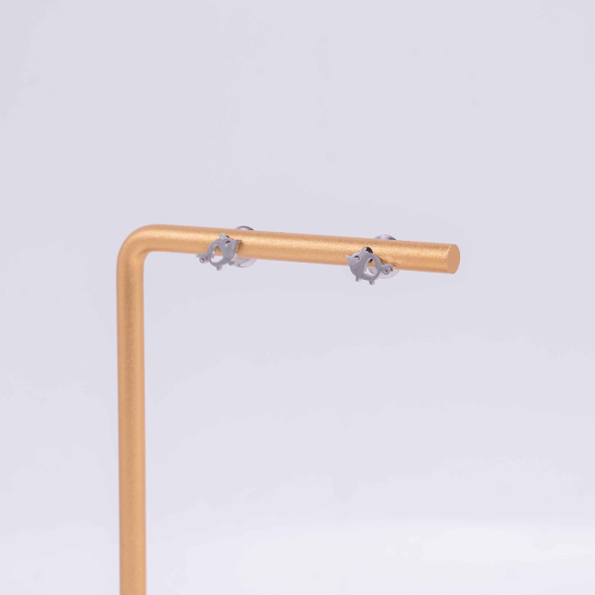 ARETES ZO6090E Plateado Acero Inoxidable -G19