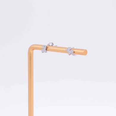 ARETES ZO6089E Plateado Acero Inoxidable -G19