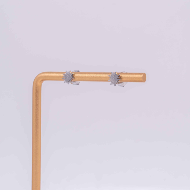 ARETES ZO1205E Plateado Acero Inoxidable -G110