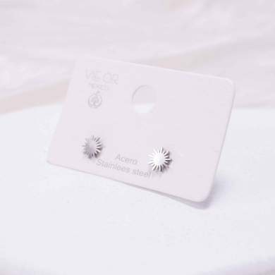 ARETES ZO1205E Plateado Acero Inoxidable -G110