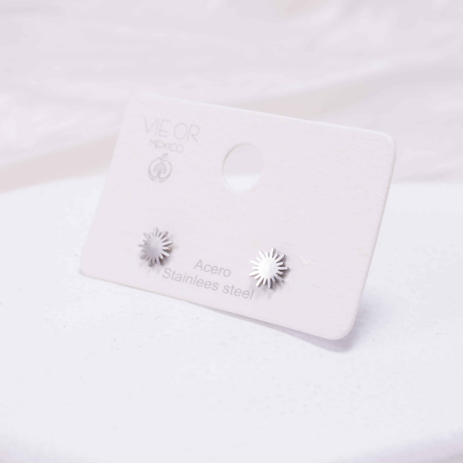 ARETES ZO1205E Plateado Acero Inoxidable -G110