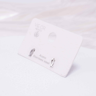 ARETES ZO6086E Plateado Acero Inoxidable -G16