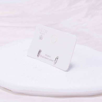 ARETES ZO6067E Plateado Acero Inoxidable -G16