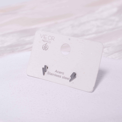 ARETES ZO4539E Plateado Acero Inoxidable -G18