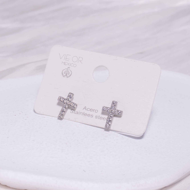 ARETES ZO14022E Plateado Acero Inoxidable -G17