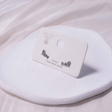 ARETES ZO6136E Plateado Acero Inoxidable -G16