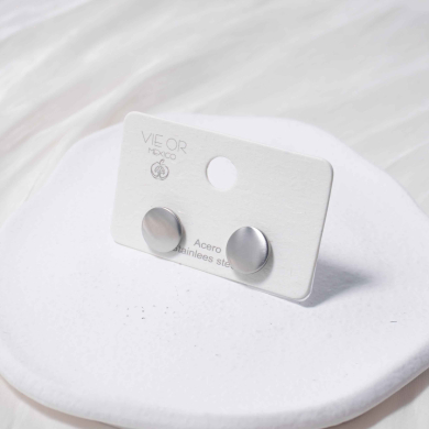 ARETES ZO13301E Plateado Acero Inoxidable -G32