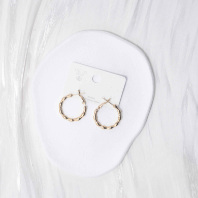 ARETES ZO13049E/2.5*25MM Dorado Acero Inoxidable -F210