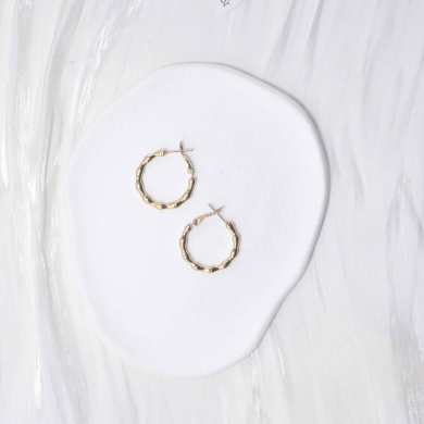 ARETES ZO13049E/2.5*25MM Dorado Acero Inoxidable -F210